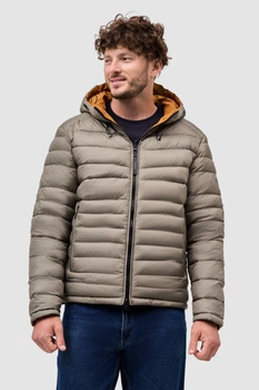 Двостороння куртка AVECS бежева для чоловіків з технологією Wind Proof 70562/8_85 2XL