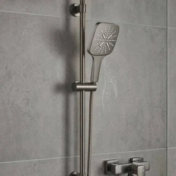 Ручний душ Grohe Rainshower SmartActive Cube 26582AL0 3 режими струменю, графіт