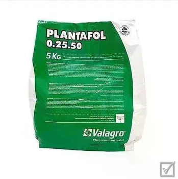 Удобрение Plantafol 0+25+50 Valagro, 5 кг комплексное удобрение для плодоношения и улучшения урожая