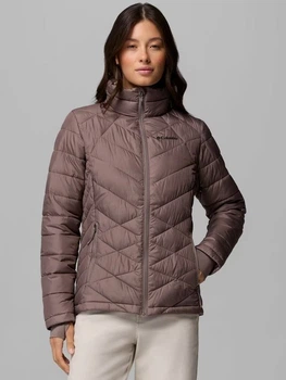Пуховик зимовий короткий жіночий Columbia Heavenly Jacket 1788661254 XL Коричневий (199141761670)