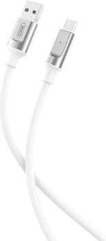 Kabel XO NB251 Liquid Silicone Rubber USB-A to Micro - 6A - 1 m Biały (6920680844715)