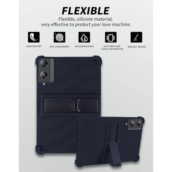 Детский чехол TPU Wave with Stand для Doogee Tab E3 Pro с подставкой black