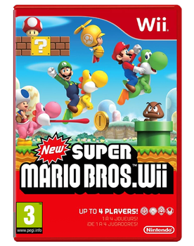 Игра Nintendo Wii New Super Mario Bros. Europe Английская Версия Б/У