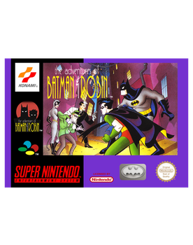 Игра Nintendo SNES The Adventures of Batman & Robin Europe Английская Версия Без Мануала Б/У