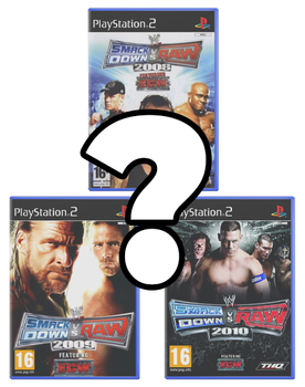 Игра Sony PlayStation 2 WWE SmackDown! vs. Raw 2008 2009 2010 в Ассортименте Europe Английская Версия Б/У