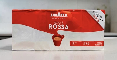 Кава мелена Lavazza Qualità Rossa 1 кг (4 шт. х 250 г) у вакуумній упаковці