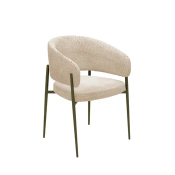 Стілець Ironwood Rivano 77x56x55 см Premier Beige золоті ніжки