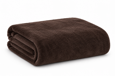 Плед Scandi drage фліс 180x200см двоспальний коричневий