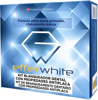 Таблетки для відбілювання зубних протезів Efferwhite Teeth Whitening Effervescent 40 шт (7611645479026)