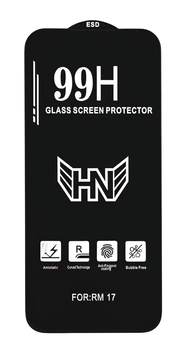 Защитное стекло 99H для Poco C95 Pro с олеофобным покрытием black