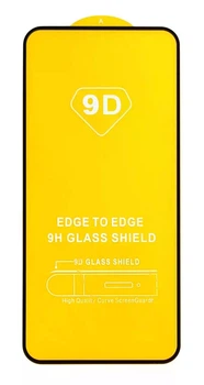 Защитное стекло 9D для телефона Xiaomi Redmi Note 17 Pro Max 5G Full Glue полный клей black