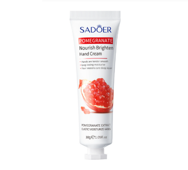 Крем для рук Sadoer з ектрактом гранату 30 г (6942349718656)