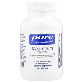 Мінерали Pure Encapsulations Магній гліцинат Magnesium Glycinate 90 капсул