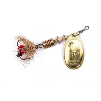 Блешня Mepps Aglia Mouche Gold/Red Fly #2 4.5г