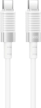 Kabel XO NB-Q282B Brushed Silicone Type-c to Type-c 60W 1 m White (6920680860425)