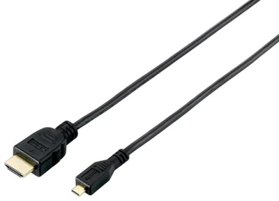 Кабель Equip HDMI A - HDMI D micro 2 м Black (4015867166093)