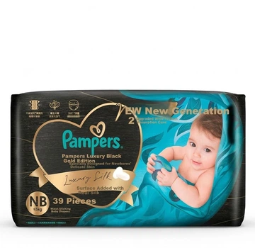Подгузники Pampers Black Gold NB (до 5 кг), 39 шт