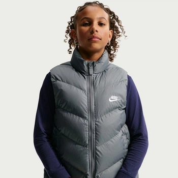 Теплый жилет детский Nike K Nsw Tf Adp Puffer Vest XL рост 164 см Серый HJ2537-084