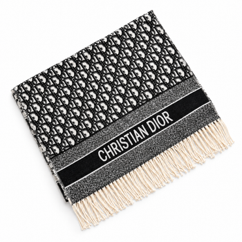 Шарф Dior Monogram 2026 Black Чорний