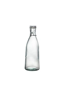 Бутылка с бугельной пробкой leche lisa 28х10 см 1л скло прозрачный Vidrios san miguel (541#5418)