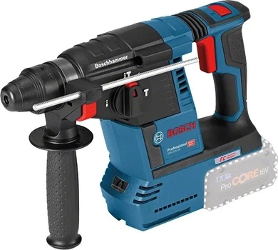 Акумуляторний перфоратор Bosch Professional PRO GBH 18V-26F SDS plus 18 В 2,6 Дж 2x5,5 А·год ProCORE 18V зі швидкозатискним патроном L-BOXX 136 (061191000E)