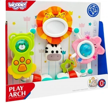 Łuk sensoryczny Woopie BABY Zwierzęta do łóżeczka i wózka 59455 (5906280659455)