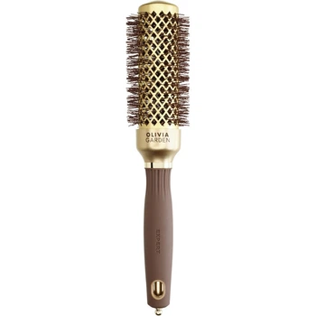 Термобраш Olivia Garden Expert Blowout Shine Wavy Bristle 35mm Gold&Brown (OGID2049) [177243]