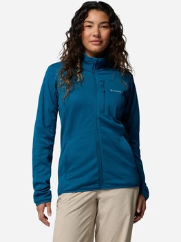 Спортивна кофта жіноча Columbia Essential Hike Grid Fleece Full Zip 2136233442 XL Синя (199141933565)