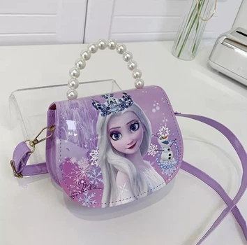 Детская сумочка для девочки Холодное Сердце Frozen Elsa Эльза Фиолетовый