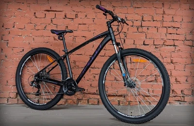 Велосипед найнер 29" Spelli SX-2700 Black-Purple (2024) (VLP_10047)
