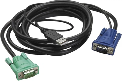 Кабель APC KVM - KVM 1.8 м Black (AP5821)