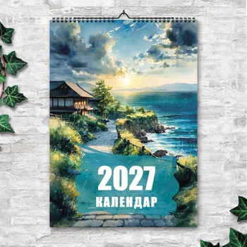 Календарь-планер А3 перекидной настенный Ни дня без моря 13 листов ENTERSTORE (art. 269031)