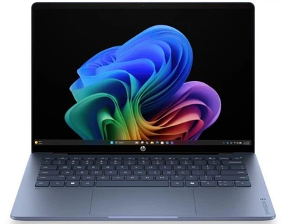 Ноутбук HP OmniBook 5 (D9MP9EA), AMD Ryzen AI 5 330 / 14" / OLED / Touch / RAM 16 ГБ LPDDR5X / SSD 512 ГБ / AMD Radeon Graphics / Windows 11 Home / Синій