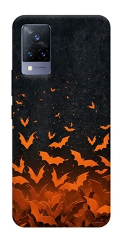 Чохол для Vivo V21 з принтом Orange bats