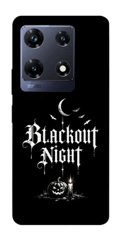 Чехол для Infinix Note 30 Pro NFC с принтом Blackout night