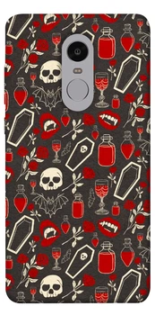 Чехол для Xiaomi Redmi Note 4X с принтом Vimpyre pattern