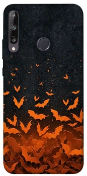 Чехол для Huawei P40 Lite E с принтом Orange bats