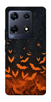 Чехол для Infinix Note 30 Pro NFC с принтом Orange bats