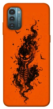Чехол для Nokia G21 с принтом Orange fog pumpkin