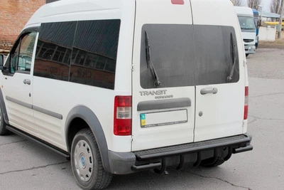 Задняя дуга AK-design Черная (нерж. сталь) для Ford Connect 2006–2009 гг