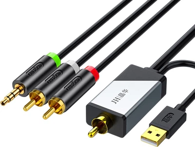 Аудиоконвертер Jinghua Z235K S/PDIF в 3.5 мм и 2 RCA 10 м