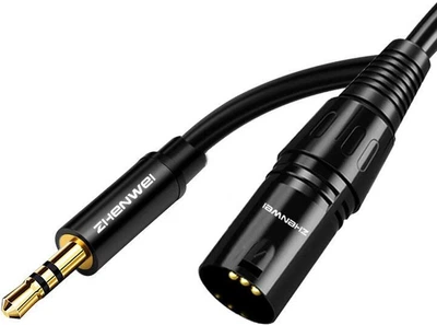 Микрофонный кабель ZHENWEI Mini Jack 3.5 мм (папа) - XLR (папа) 5 м (ZW-YPX343)