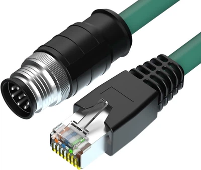 Патч-корд BOSENDE BSD-M12A Cat 6a екранований M12 — RJ45 10 Гбіт/с 5 м (BSD-M12A-05)