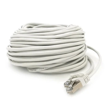 Патч-корд 20м FTP cat.5e, CU, RJ45, grey Merlion (PCM-CU-5E/20G)