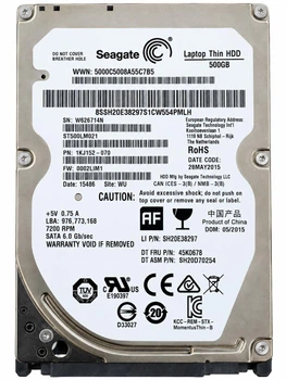 HDD диск 2.5 500GB Seagate ST500LT021 7200 32mb s_n 714n б/у