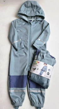 Софтшелл комбінезон на флісі Lupilu 98-104 см Softshell водонепроникний для хлопчика, голубой