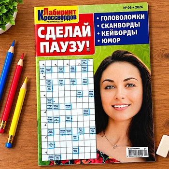 Кросворди Зроби Паузу! російською мовою №06/2026