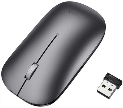 Бездротова миша Hoco GM43 Adelanto 2.4G/Bluetooth Rechargeable Wireless Mouse Deep Space Gray