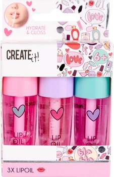 Zestaw olejek do ust Create It! 3 szt. 84577 (8719668017641)