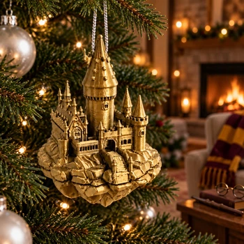 Ялинкова іграшка Замок Хогвартс Harry Potter — новорічна прикраса Гаррі Поттер